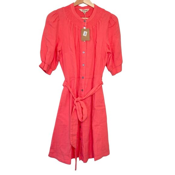 Boden Ada Double Cloth Short Dress Azalea Pink Women's Size 6 NWT - Picture 4 of 15